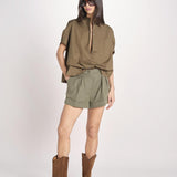 bermuda con risvolto 0222 85260 MILITARE aspesi 