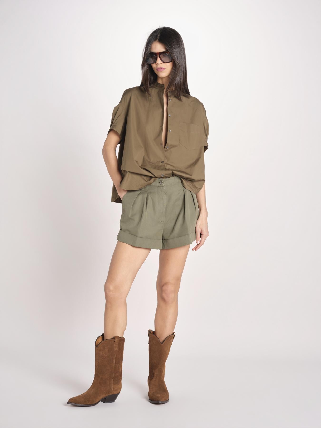 bermuda con risvolto 0222 85260 MILITARE aspesi 