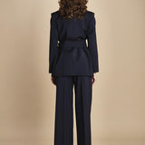 giacca in  fresco lana  con cintura TESO 2525046031600 001 weekend maxmara 