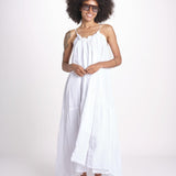 abito con arriccio PAOLABLATU BLANC laraethnics 