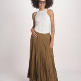 gonna lunga over BELLA SK075UBELLA-KHA KHAKI laurence bras 
