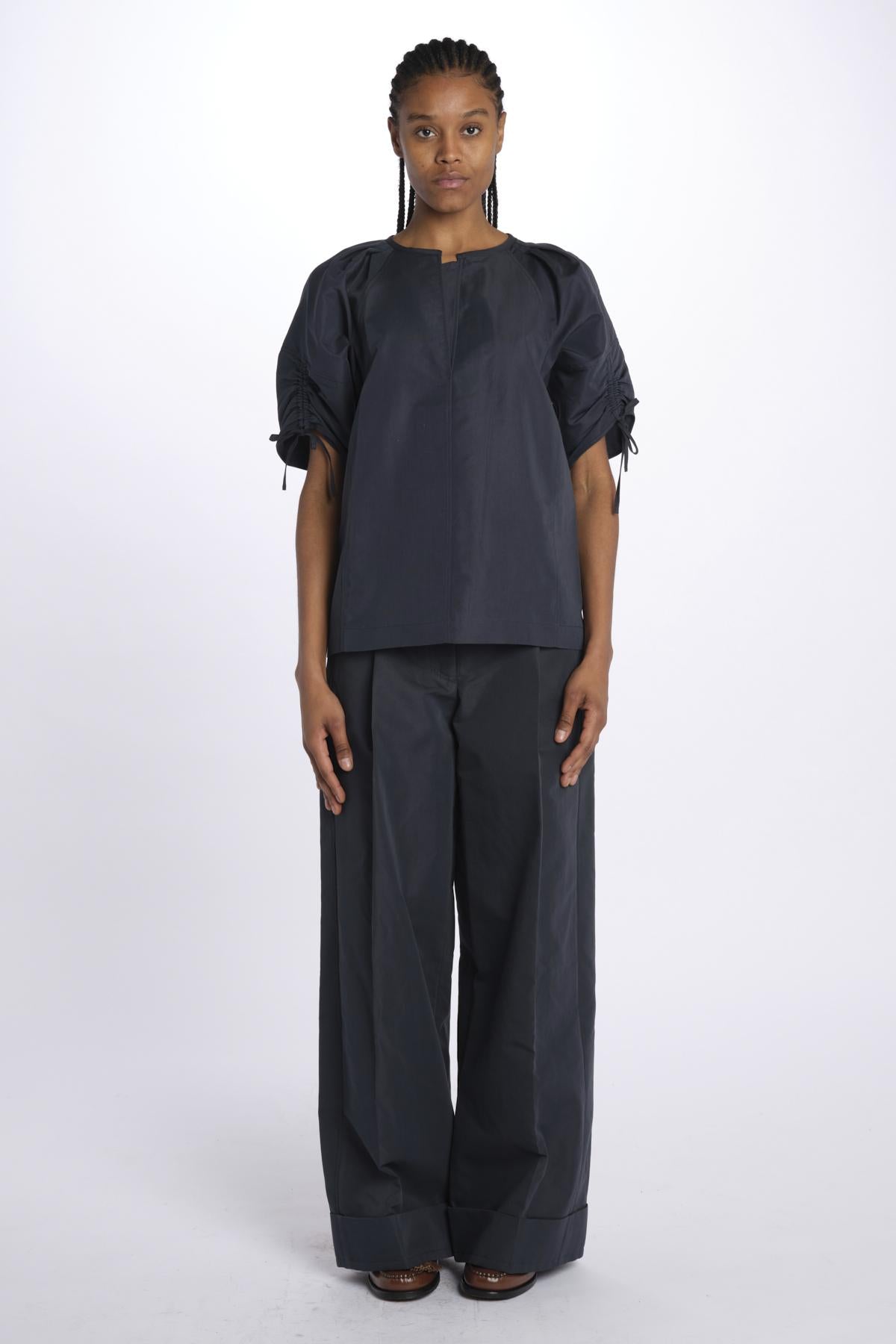 Camicia SHIRRED manica sbuffo 21640LCO MIDNIGHT phillip lim 