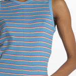 Canotta costine righine GUESS NOT SO TIRED NAVY howlin' 