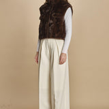gilet in ecofur. GABI MARRON giovanni paris 