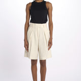 PEONY SUE short misto lino IO115171 WH014 ivy oak 