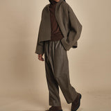 easy jacket in panno CAPA MINK TAN sofie d'hoore 