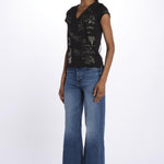 Tunisien ml cl multi strass JWTN02633 BLACK zadig & voltaire 