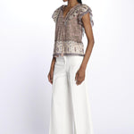Top BANI stampato 643001 MULTI m.a.b.e. 