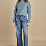 MYAC maglia collo alto in shetland BEMT512 JADE hartford 