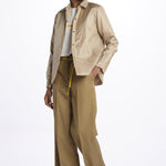 Pantalone lino/cotone tinto capo MOD.0188 TERRA aspesi 