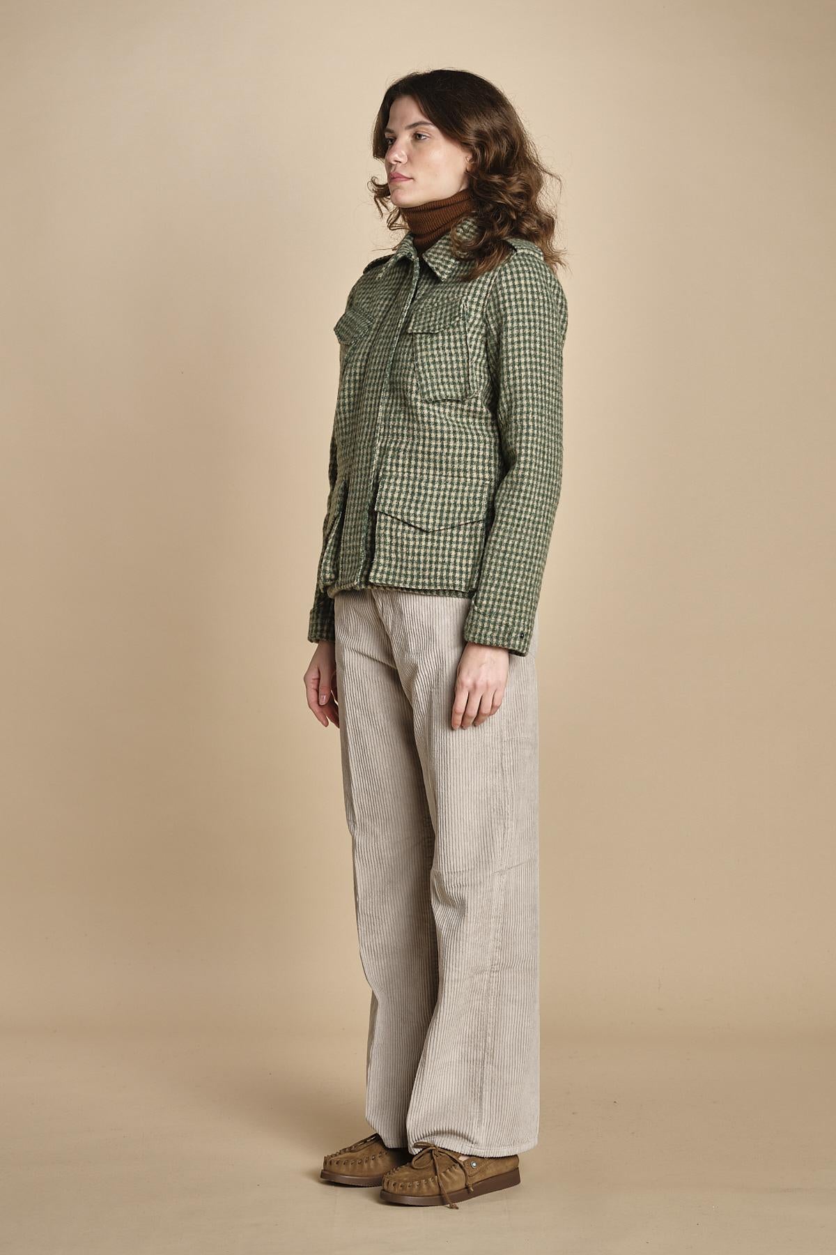 field jacket quadretti 1243 40373 aspesi 