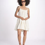 mini abito con spallina MIRABELA MINI WHITE christianzen 