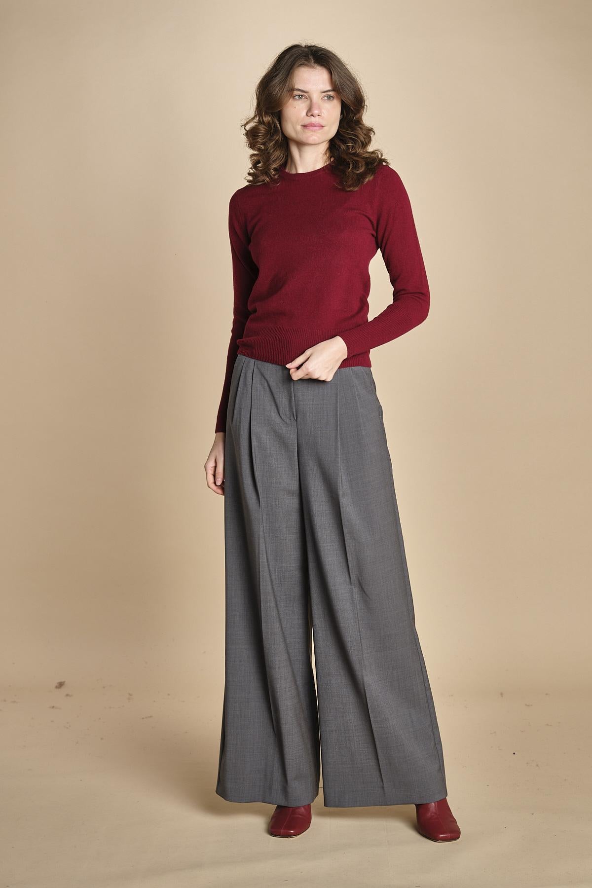 girocollo basic MIL46 25040 BORDEAUX milaura 