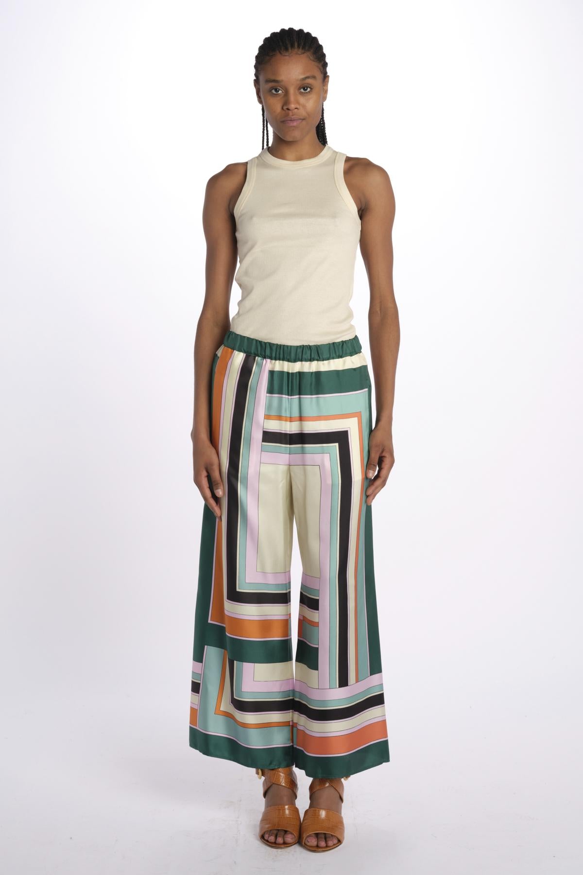Pantalone lungo OTTAVO 2515131051600 001MULTICOLOR weekend maxmara 