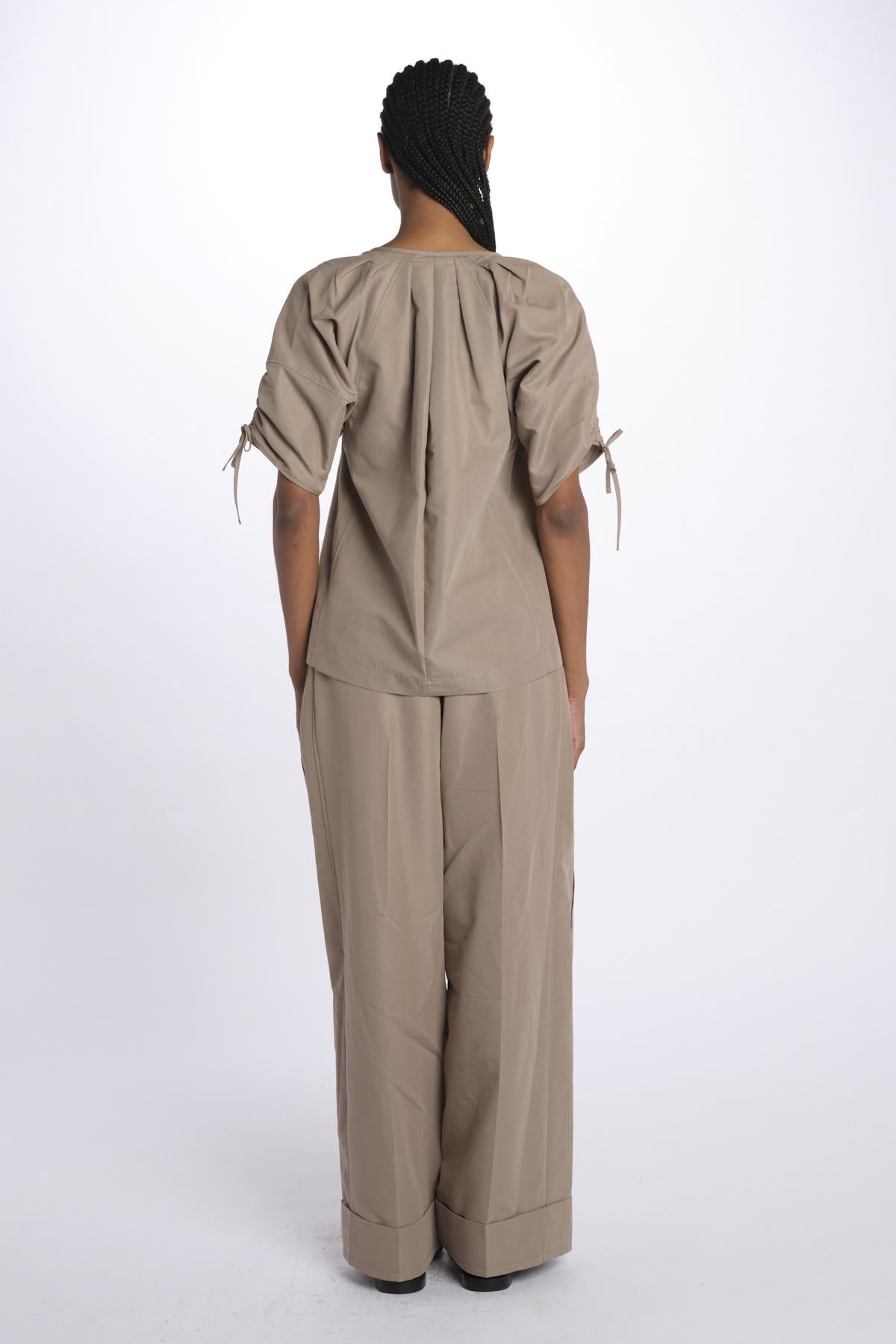 Camicia SHIRRED manica sbuffo 21640LCO STONEGREY phillip lim 