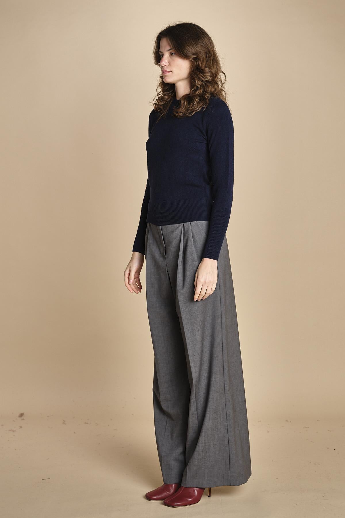 girocollo basic MIL46 25030 BLU milaura 