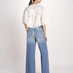 camicia cappa in pizzo SOFIA 042 CREAM sea ny 