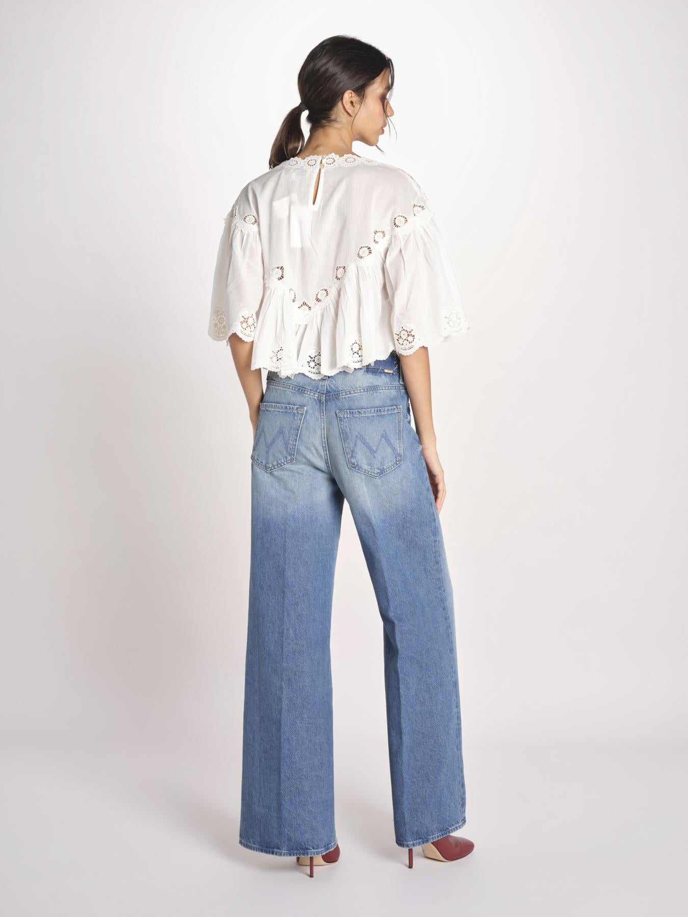 camicia cappa in pizzo SOFIA 042 CREAM sea ny 