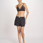 boxer in popeline JAMES L25103105 BLACK 9000 love stories 
