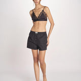 boxer in popeline JAMES L25103105 BLACK 9000 love stories 