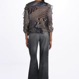 Camicia ranches stampa bicolore ANGELA BLEUNUIT ba&sh 