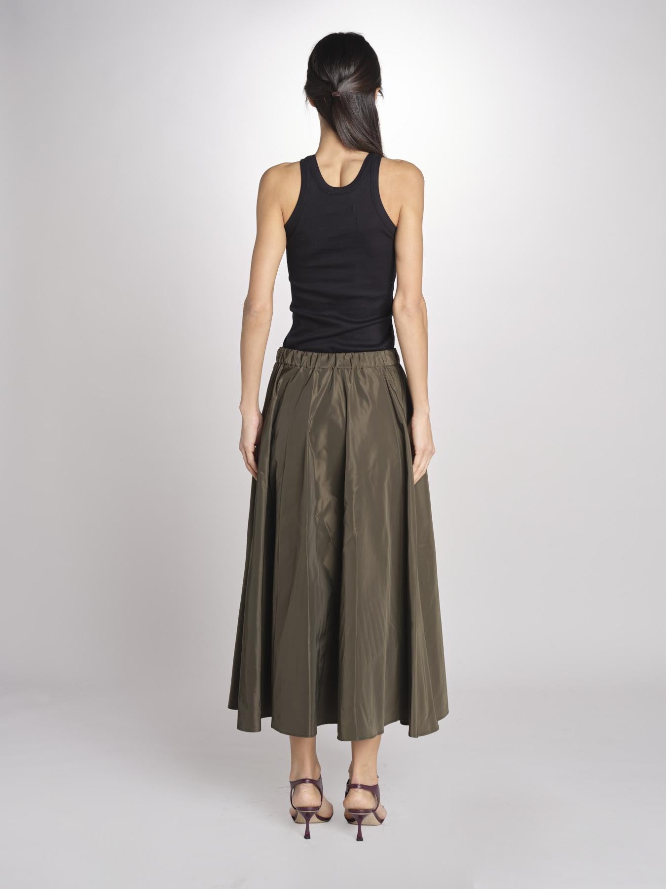Gonna a ruota in nylon 5N23 01237 MILITARE aspesi 
