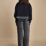 felpa con cappuccio ICE ICE NAVY ZERMATT apres surf 