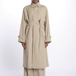 Trench cotone linen coat 252-1003 6202 vis a vis 
