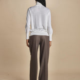dolcevita over in lana merinos MIL LAU5 E14031 BIANCO milaura 