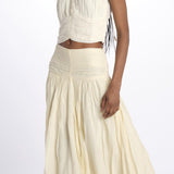Top spallina+ paillettes CHERIZE TOP ANTIQUEWHITE scarlett poppies 
