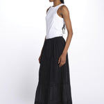 PAULA gonna voille ricamata L0421 BL louise misha 