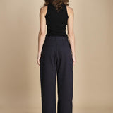 pantalone con zip TROUVI SNW DARKEST NAVY studio nicholson 