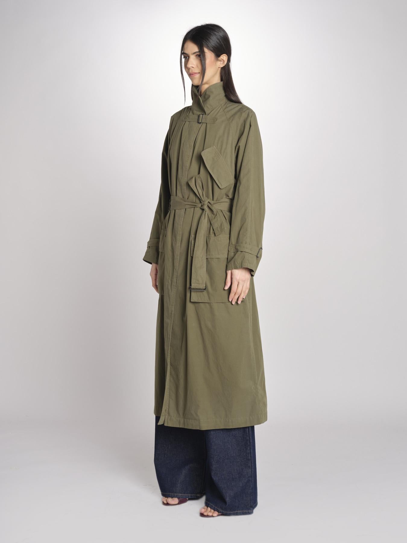 Trench in cotone 0763 85260 MILITARE aspesi 