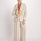 clucth a righe in paglia MOON MOYEN 6EVE23-V40533 NATUREL vanessa bruno 