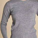 girocollo basic MIL46 25203 GRIGIO CH milaura 