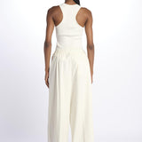 Pantalone pinces con elastico 7204 21618 120 pomandère 