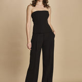 top bustier in cady 31351-313 NERO 29 federica tosi 