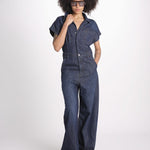 tuta in denim FAUNA FAU05 BLU nine in the morning 