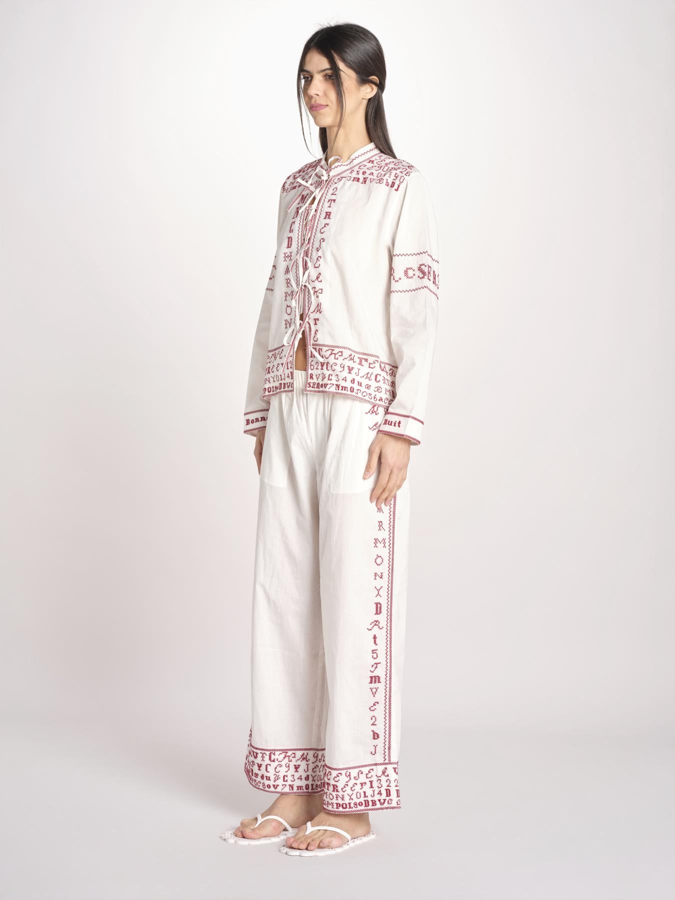 set pigiama 801 WHITE sea ny 