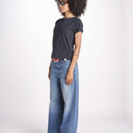 t-shirt girocollo manica corta WSCT20 58 DEEP BLU merz b 