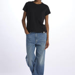 T-shirt girocollo m/c basic WSCT20 DEPP BLACK merz b 