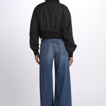 MA202 bomber corto donna EVMA202 BLACK bombers original 