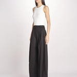 pantalone over con pinces BILLIE 3111 T0162 BLACK T0002 the latest 