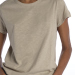 T-shirt girocollo m/c basic WSCT20 GREIGE merz b 