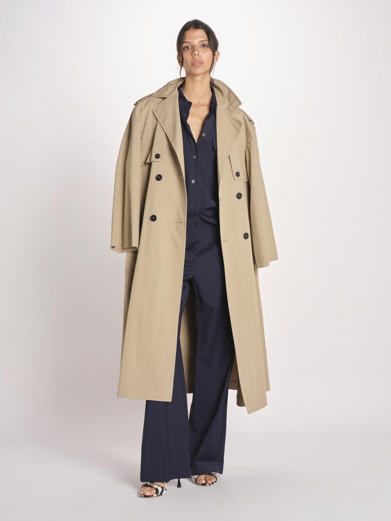 Giacca a camicia in tela di pura lana stretch MULINO 2615041021600 001 BLU weekend maxmara 