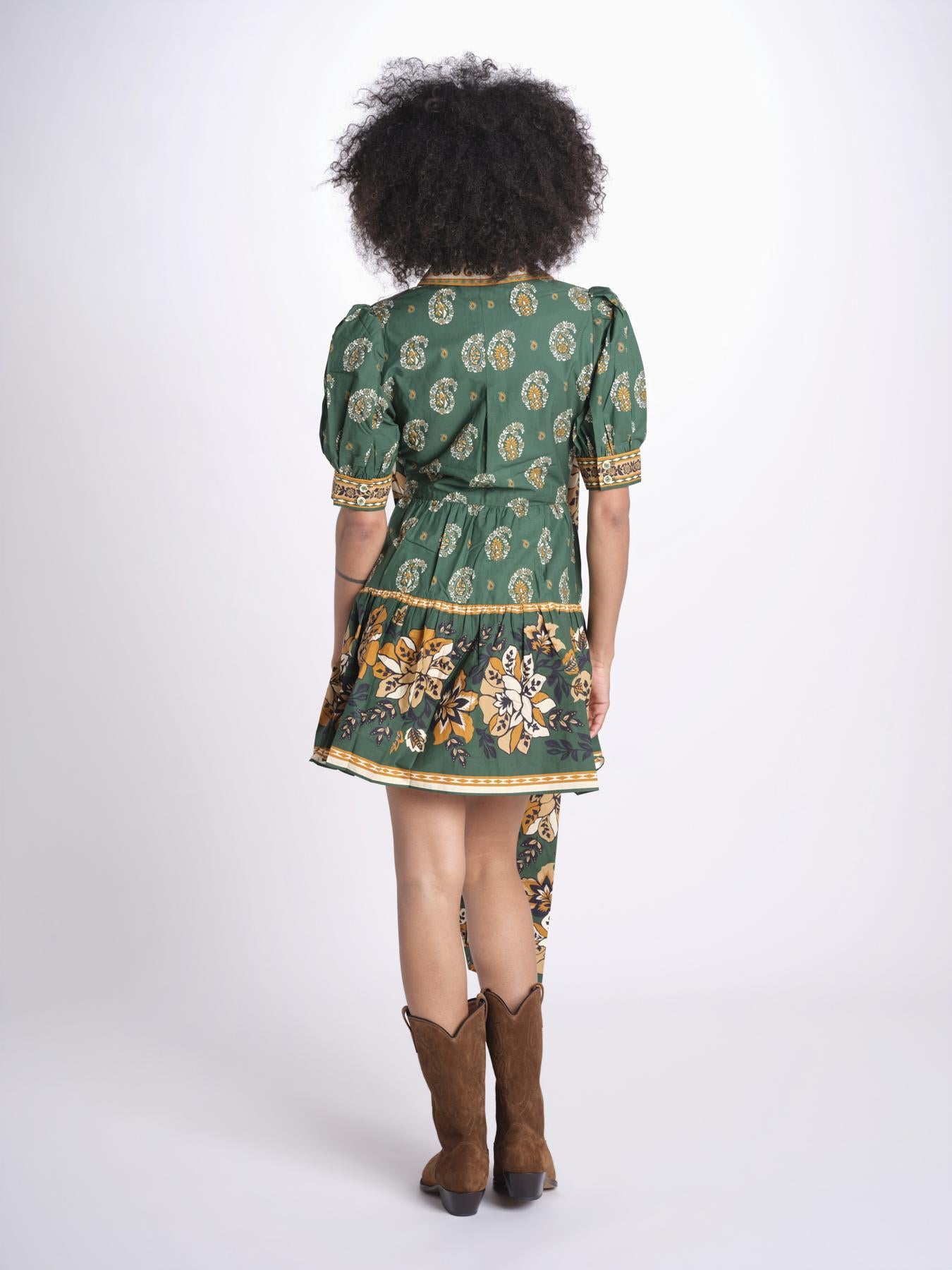 miniabito stampa paisley 351134 AYLA GREEN 26009 farm rio 