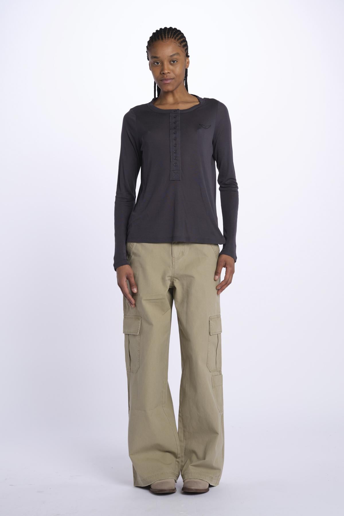 zadig & voltaire JWTS02690CARBONE