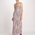abito stampato con spalline PIETRA ROSE ba&sh 