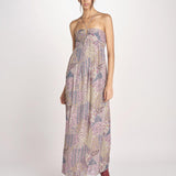 abito stampato con spalline PIETRA ROSE ba&sh 