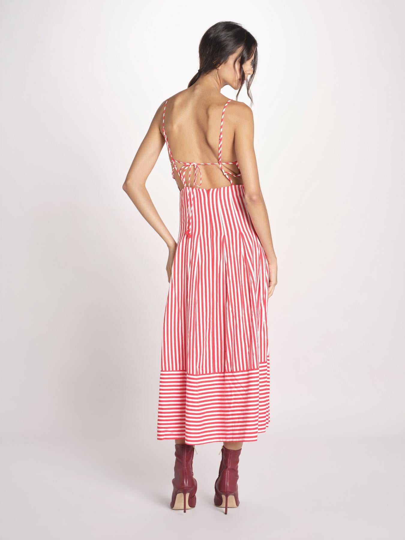 abito a righe con spalline CHECKERED STRIPES 348984 CHECKERED STRIPES farm rio 
